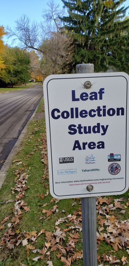 Leaf Collection Sign Photo