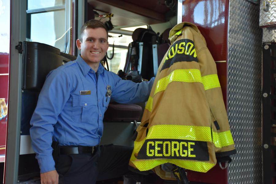Firefighter Nickolas George