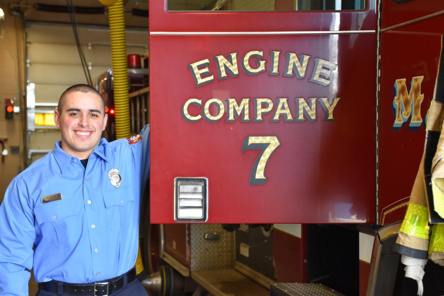 Firefighter Benjamin Nevarez