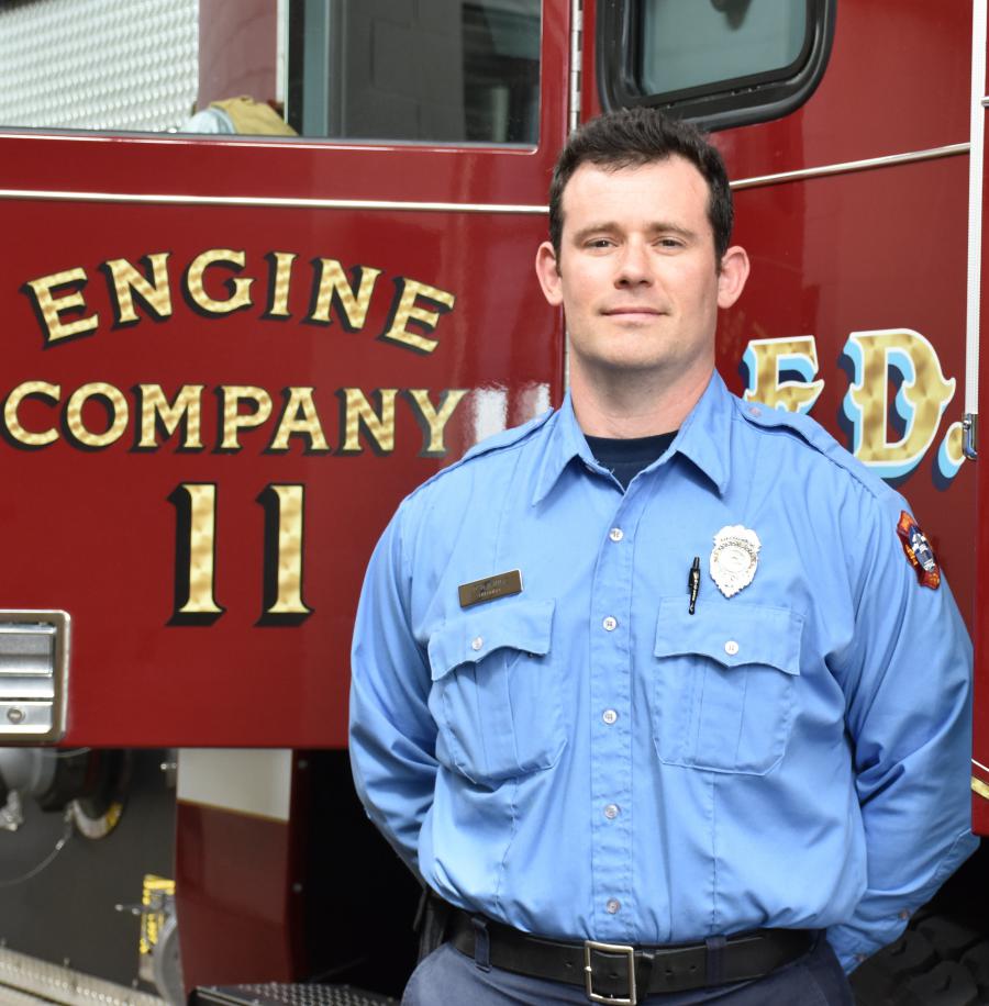 Firefighter Adam Thimmig