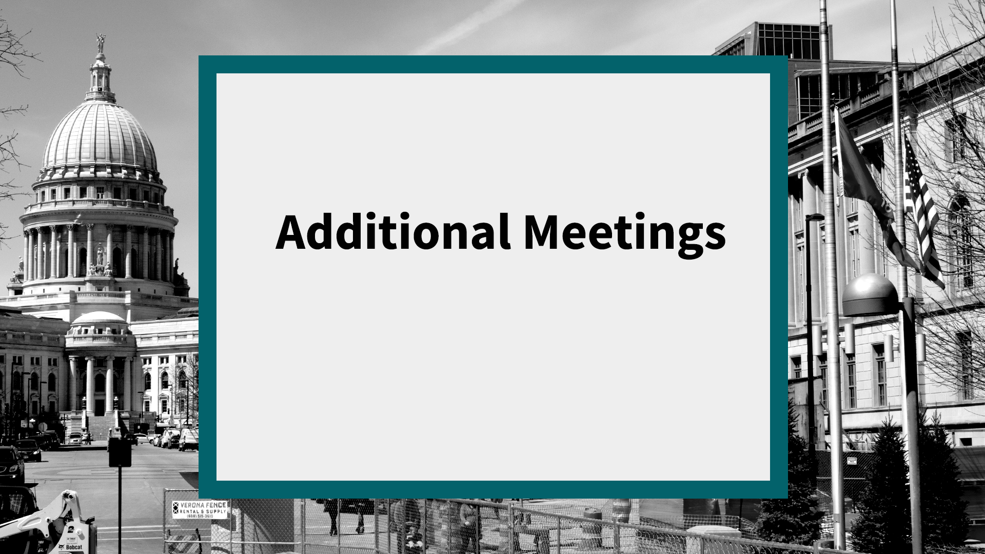 Additional Meetings