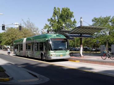 Bus Rapid Transit vehicle used in Eugene, Oregon
