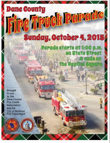 Fire Truck Parade poster