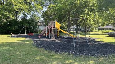 playground equipment in Oak Park Heights Park