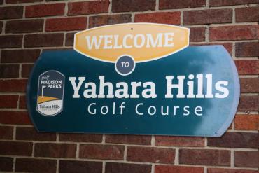 Yahara Hills golf course sign