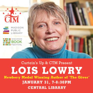 Lois Lowry Event January 31 7 pm