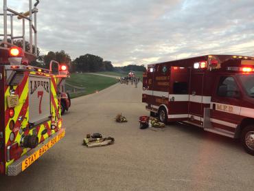 Ladder 7, Medic 7, and Med Flight