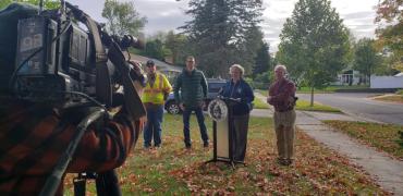 Fall is Here: Mulch Leaves, Compost, Connect on Collection Times Press Conference