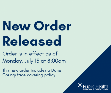 A graphic that says "New Order Released"