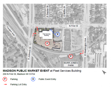 May 8 Event Parking Map