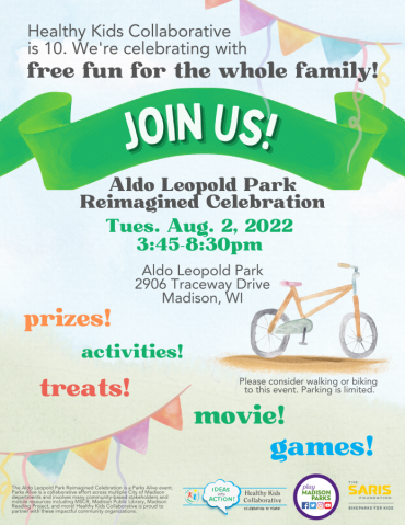 Aldo Leopold Park Reimagined Celebration flyer