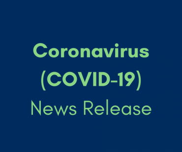 A graphic that says Coronavirus (COVID-19) News Release