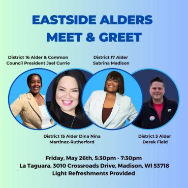 Flyer for Eastside Alders Meet & Greet