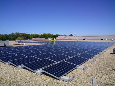 Solar project on Metro Transit's bus garage roof
