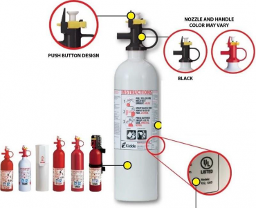 Kidde Fire Extinguishers With Push Button Pindicator