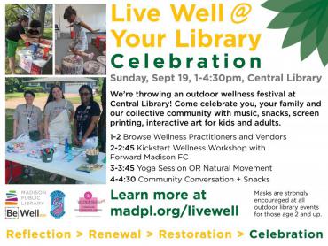 Live Well @ Your Library Celebration social graphic