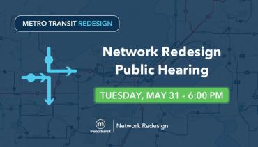 Metro Transit Public Hearing Scheduled on Tuesday, May 31