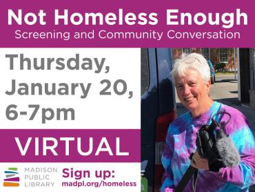 Not Homeless Enough event graphic