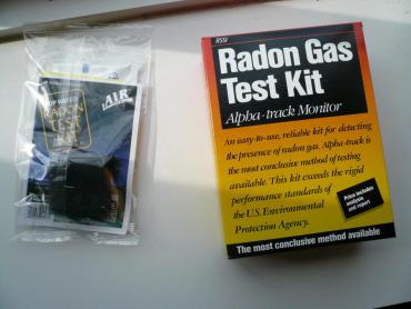 Use a radon test kit to test your home for radon