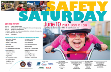 Safety Saturday event poster