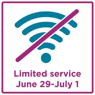 Limited Service June 29-July 1
