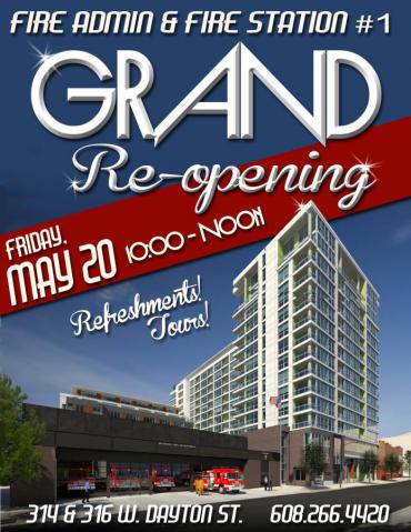Station 1 Grand Re-Opening Invitation