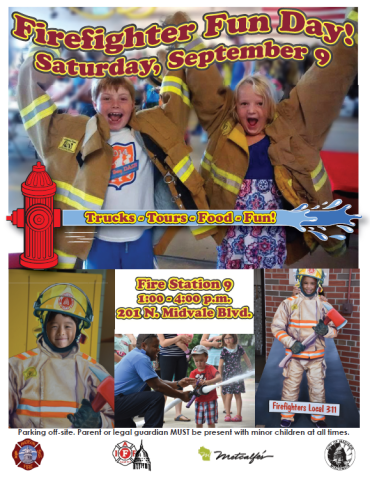 Firefighter Fun Day Poster