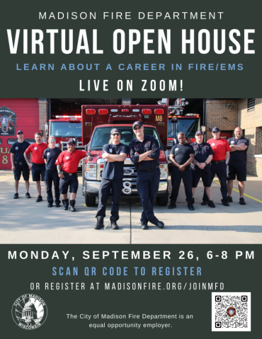 Virtual Recruitment Open House flyer