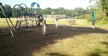 Odana Hills Park Playground fire