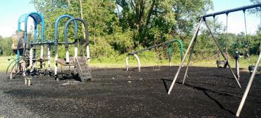Playground fire caused $80,000 - $100,000 in damage