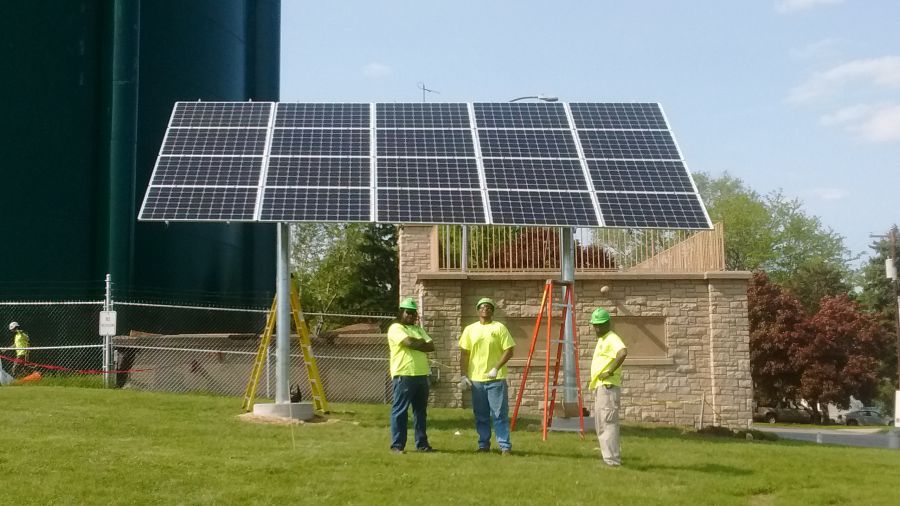 Well 9 PV Installation