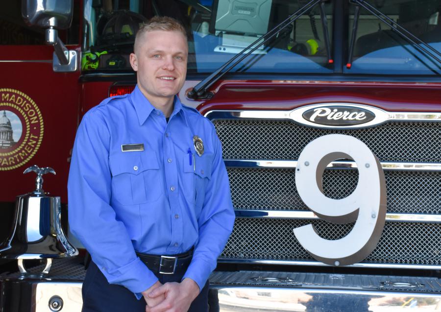 Firefighter Brett Bower