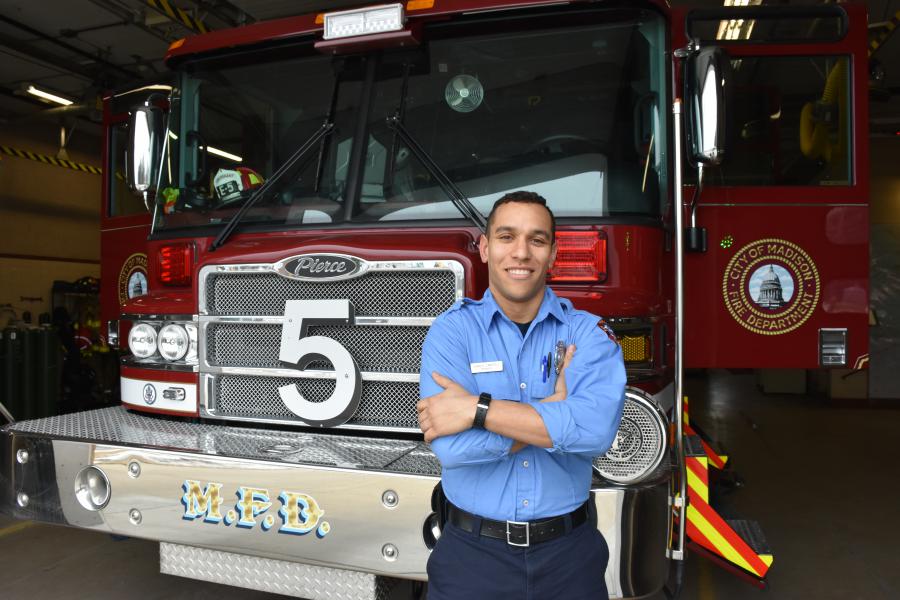 Firefighter Charles Campbell