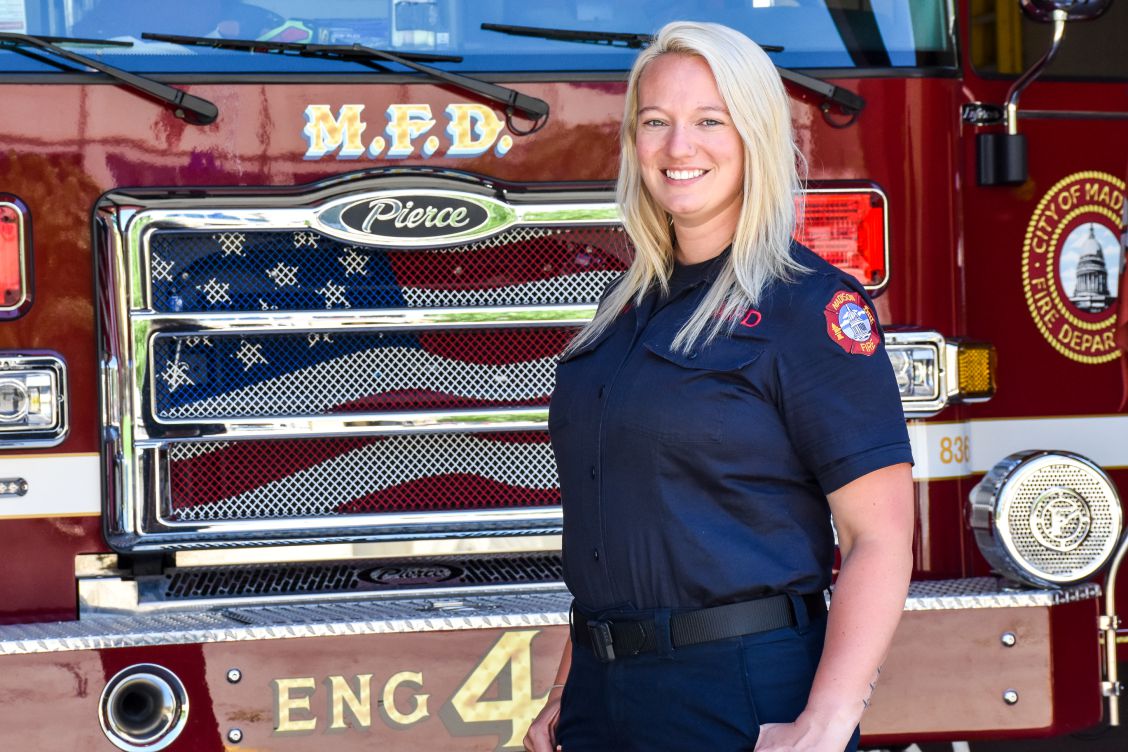 Firefighter Jenna Larson