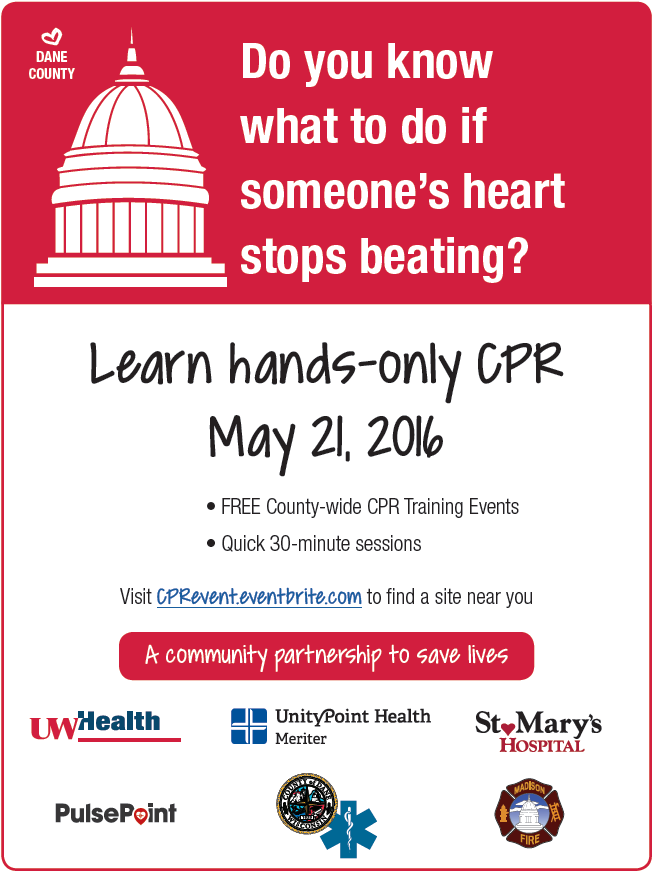 CPR event poster
