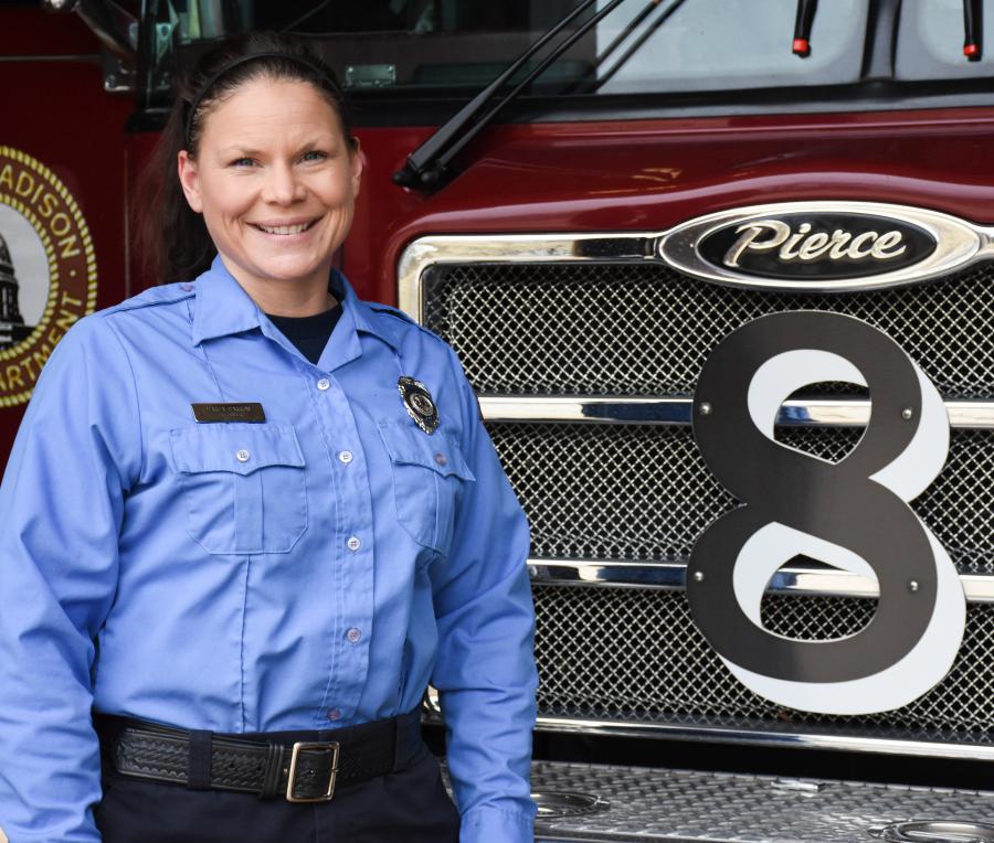 Firefighter Marta Darrow