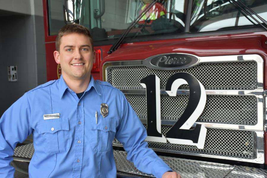 Firefighter Casey Endres