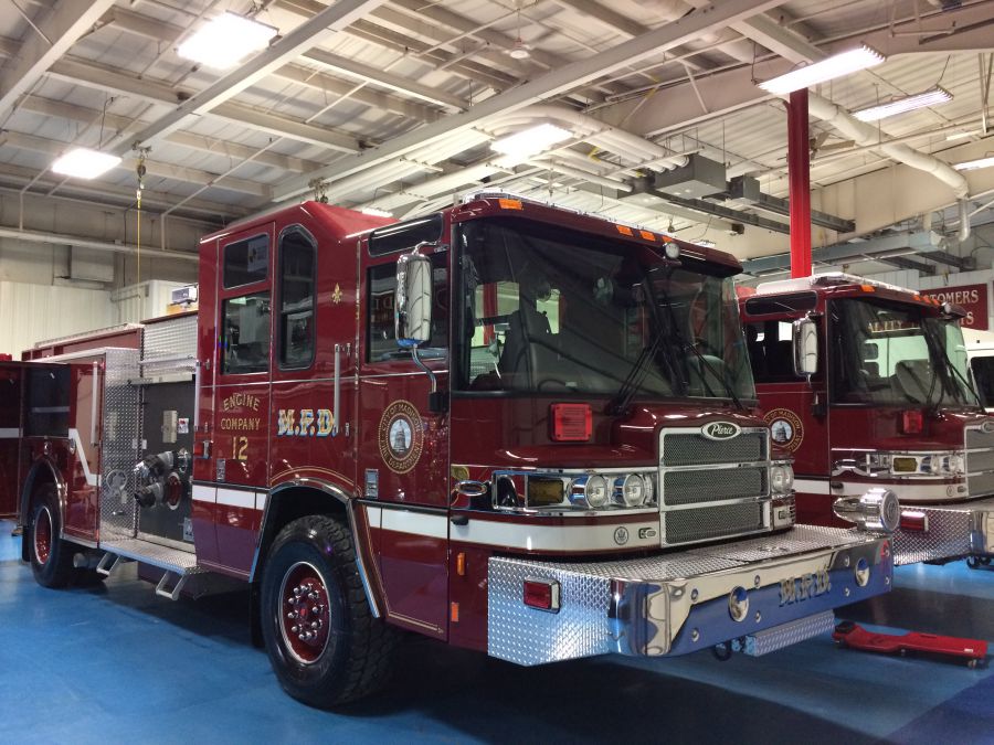 Engine 11 and Engine 12 at Pierce Manufacturing