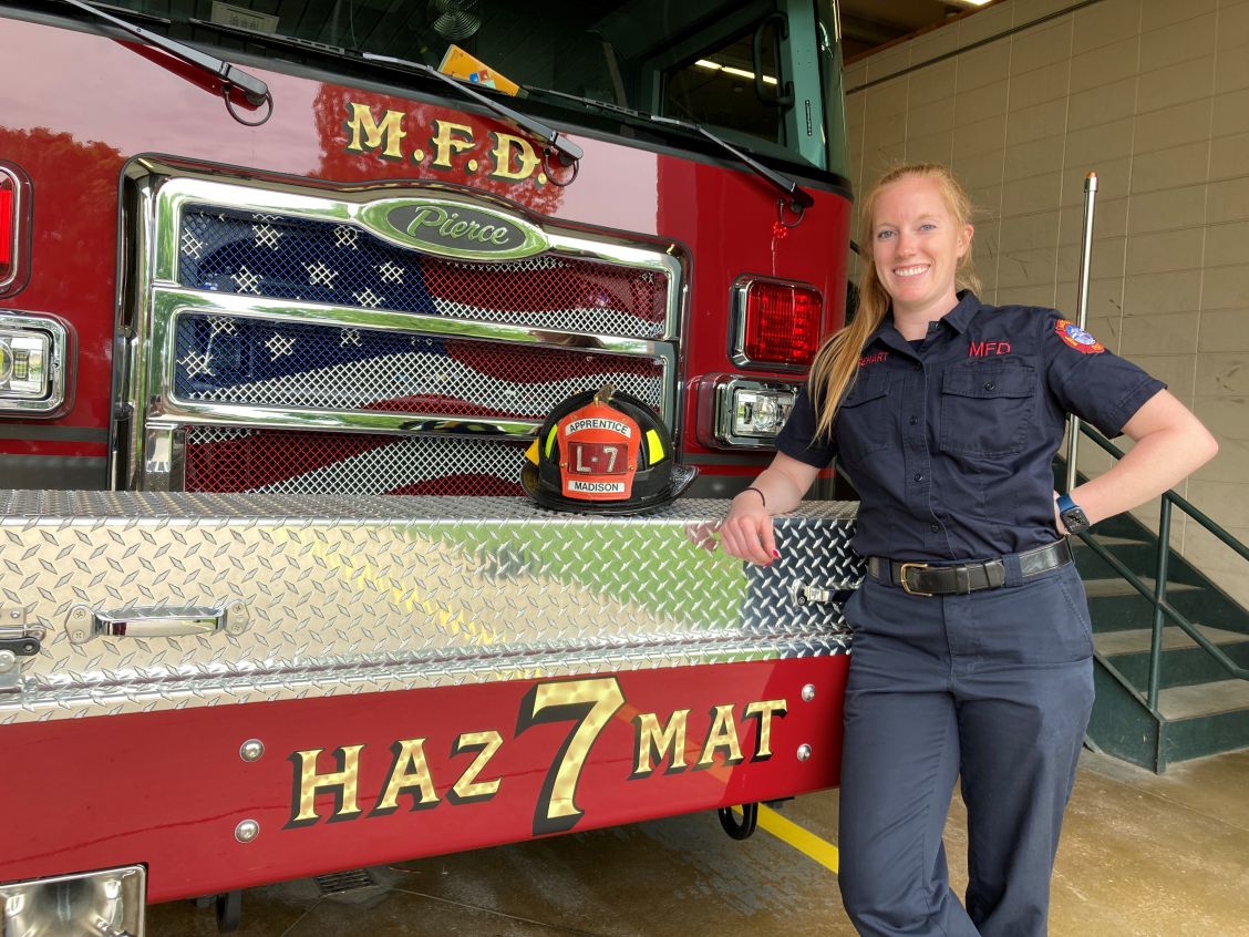 Firefigher Megan Morehart