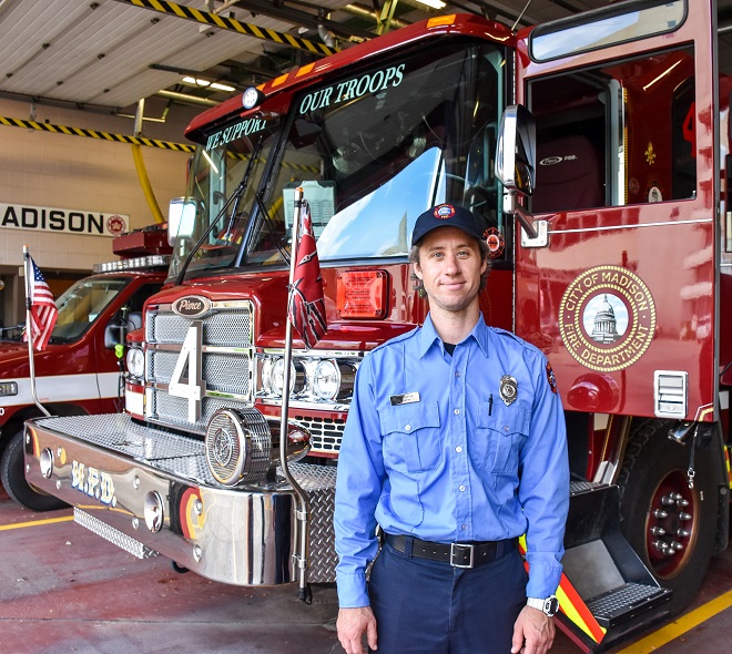 Firefighter Mark Norton