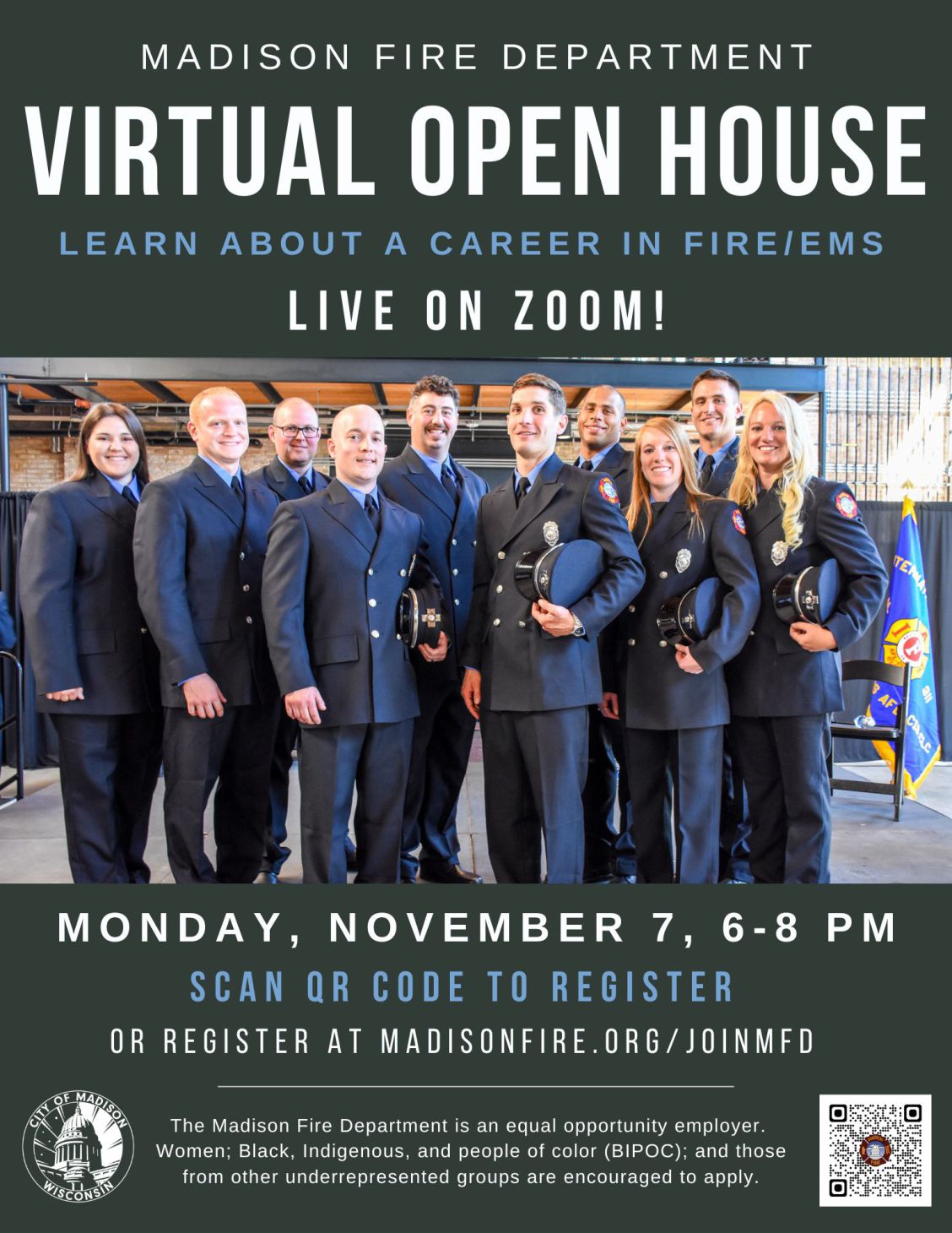 Nov. 7 Virtual Open House Flyer