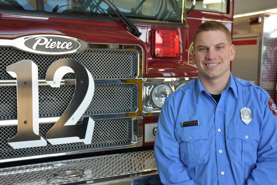 Firefighter Ryan Raisbeck