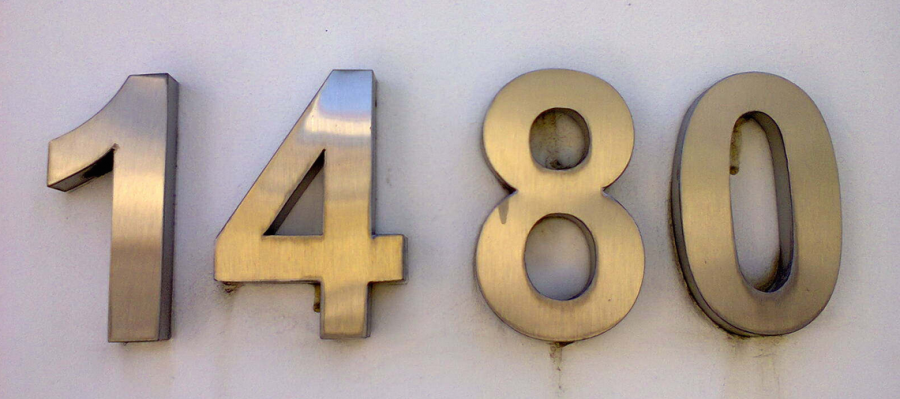 House number example