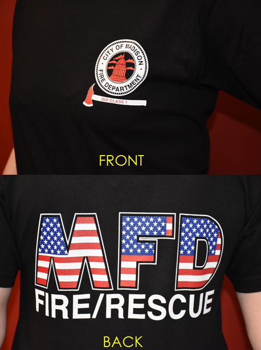 MFD T-Shirt front and back designs