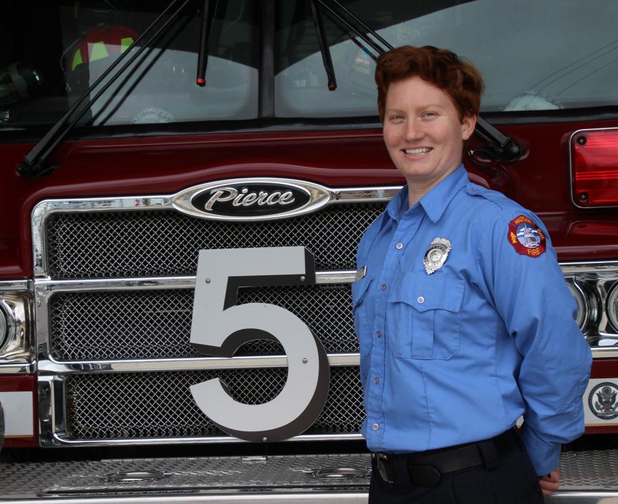 Firefighter Maj-Britt Williams