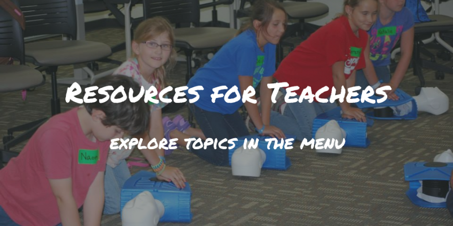 Resources for Teachers - explore topics in the menu