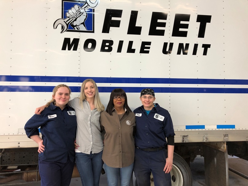 Female employees of Fleet