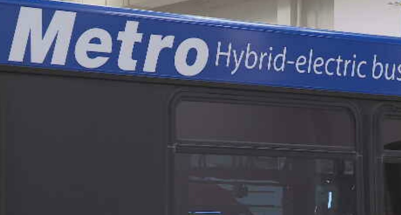 Metro hybrid-electric bus