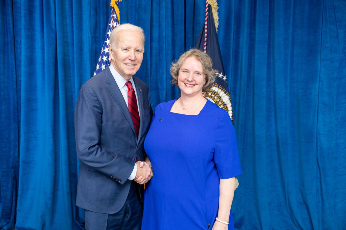 Mayor Rhodes-Conway with President Biden