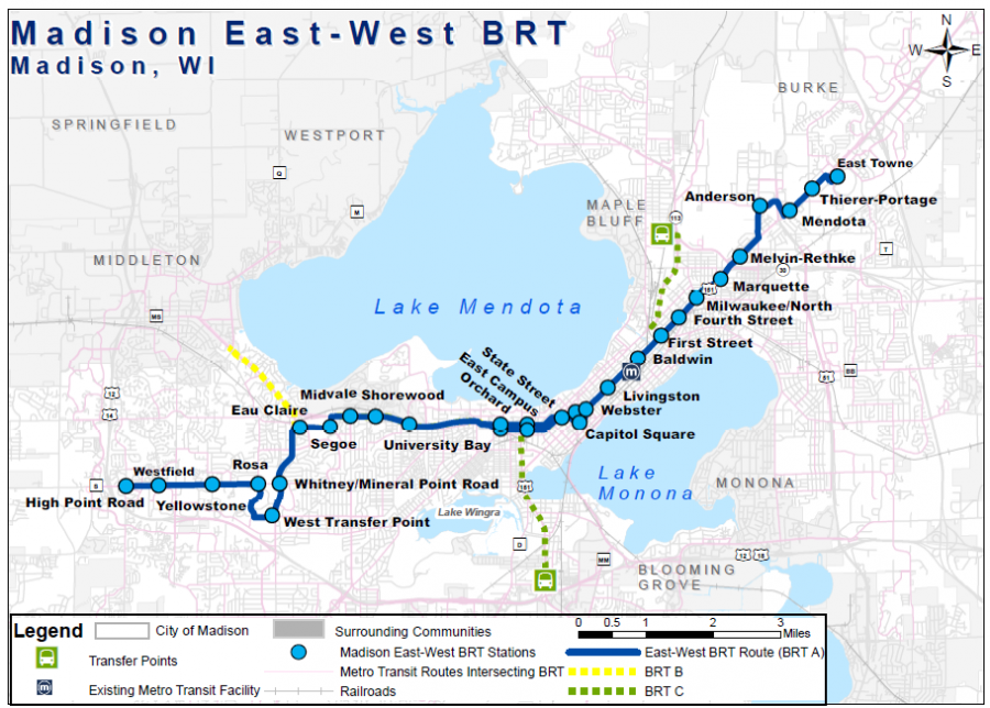 East-West BRT corridor